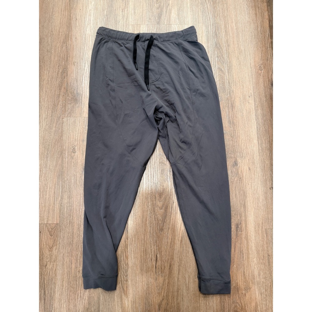 Lululemon Mens Gray Jogger Pants LM5112S Medium Nylon Lycra Activewear